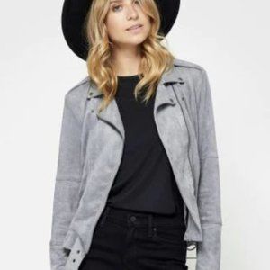 Gentle Fawn Ramona Jacket - Faux Suede Grey - Large